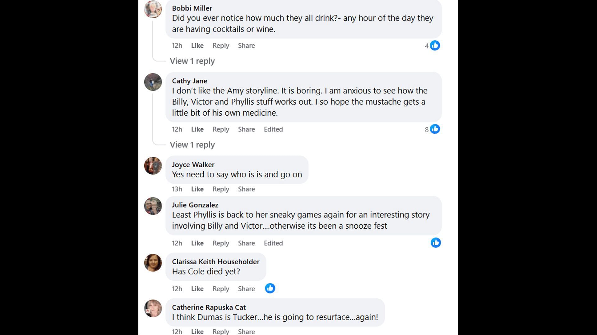 Fans criticize the show's storyline (Image via Facebook/The Young and the Restless)